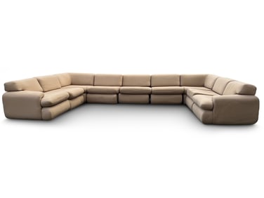 Large Vladimir Kagan for Preview Sectional Sofa