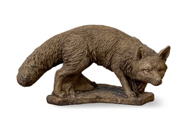 Cast Stone Garden Ornament: Fox