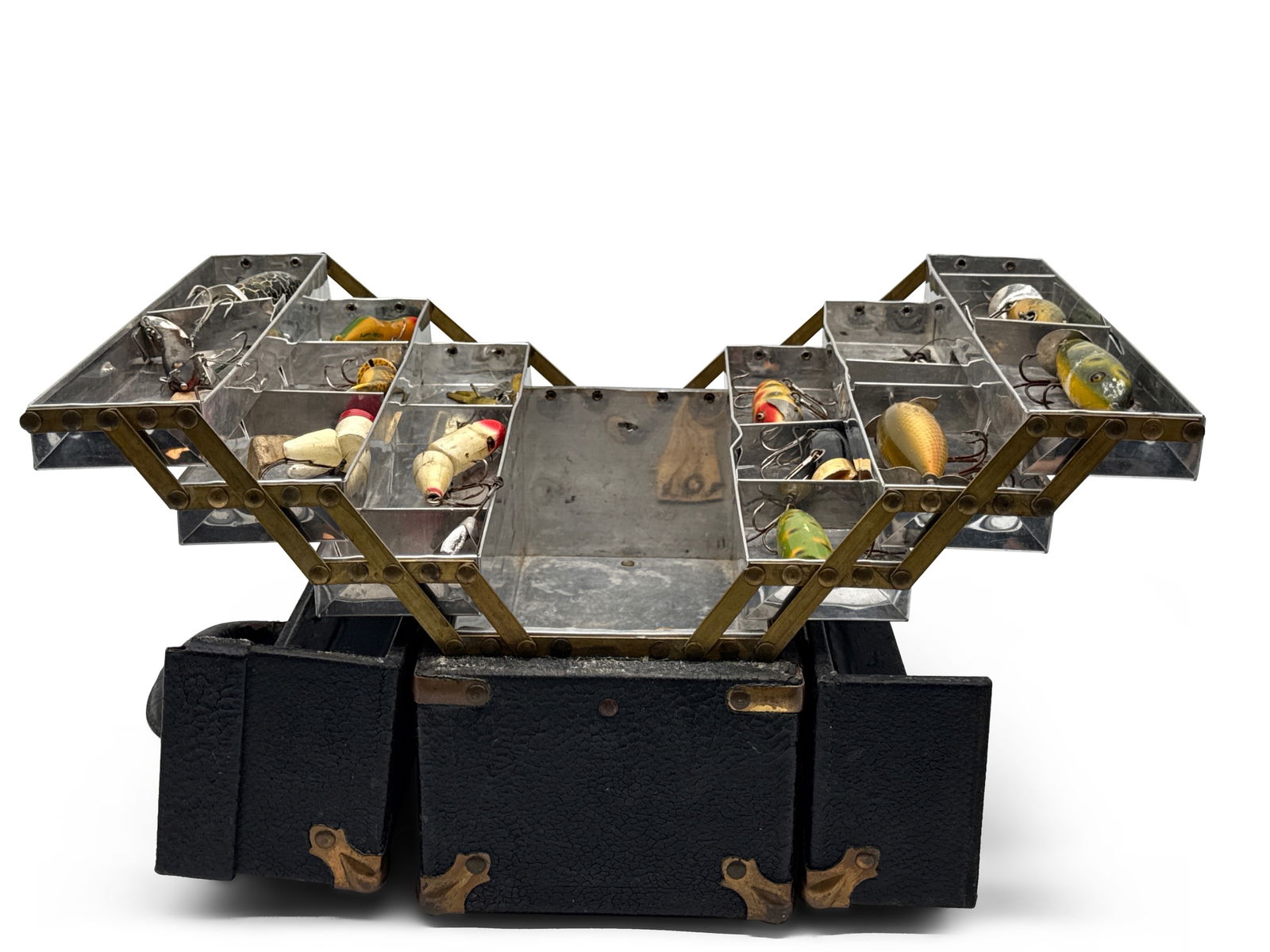 Vintage Tackle Box with Fishing Lures (1 of 10)