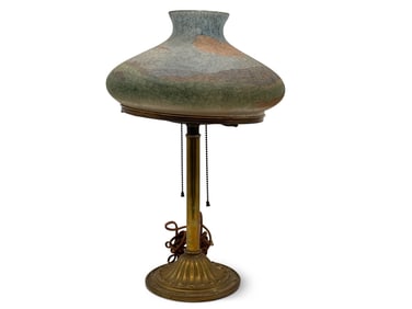 Handel Reverse-Painted Parlor Lamp