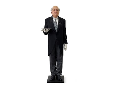 Gary Mirabelle Life-Size Butler Sculpture
