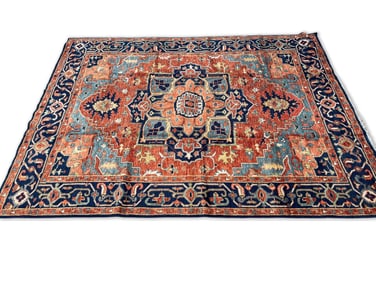Turkish Heriz-style Carpet, 9ft x 12ft 2in
