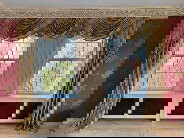 Group of Fine Draperies with Valances