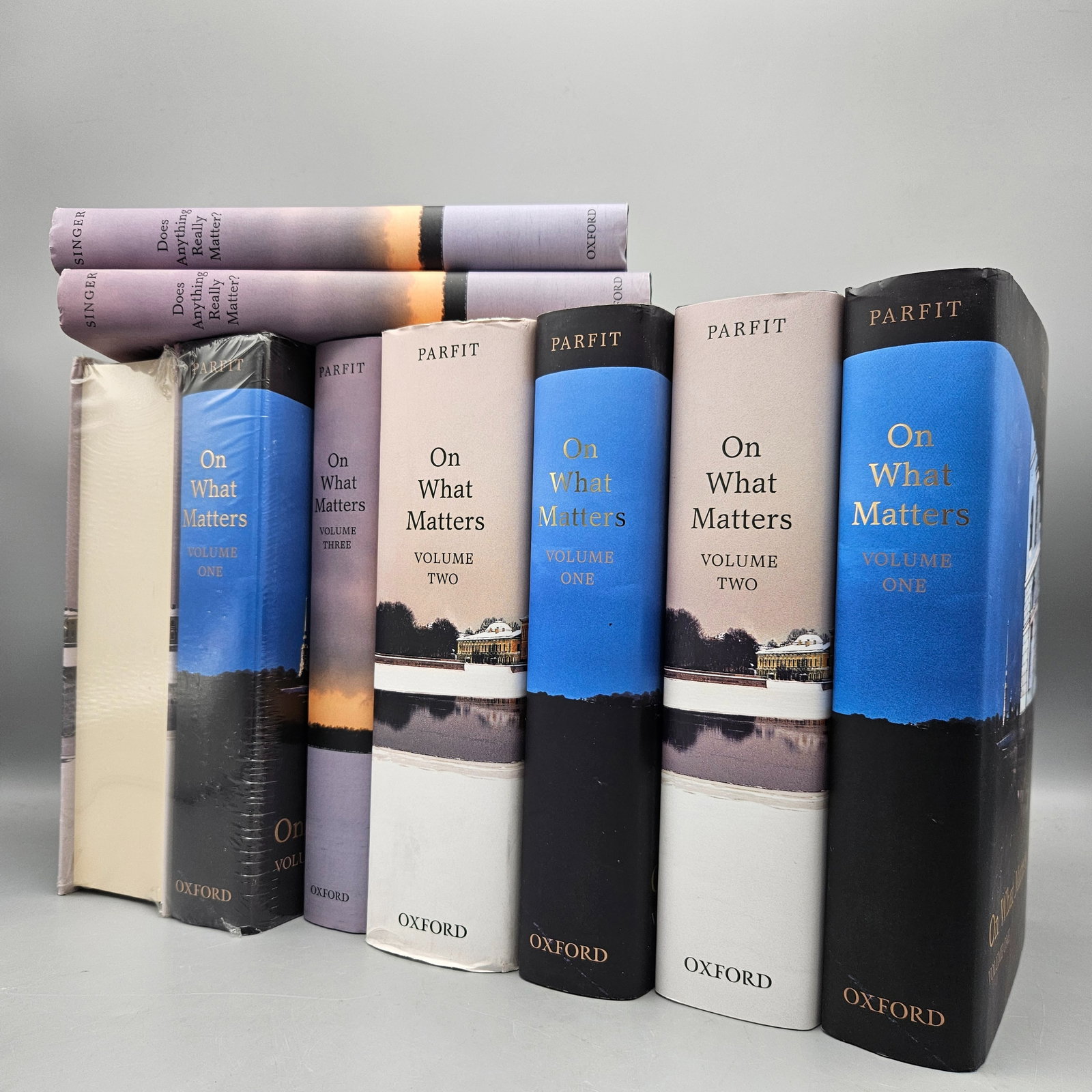 [Philosophy] Parfit Derek On What Matters: [9 vols] Parfit, Derek. On What Matters Volume One & Two. Oxford: Oxford University Press, 2011 (7th, 14th, and unknown printing still in publisher's shrink wrap); Parfit, Derek, On What Matters Volum