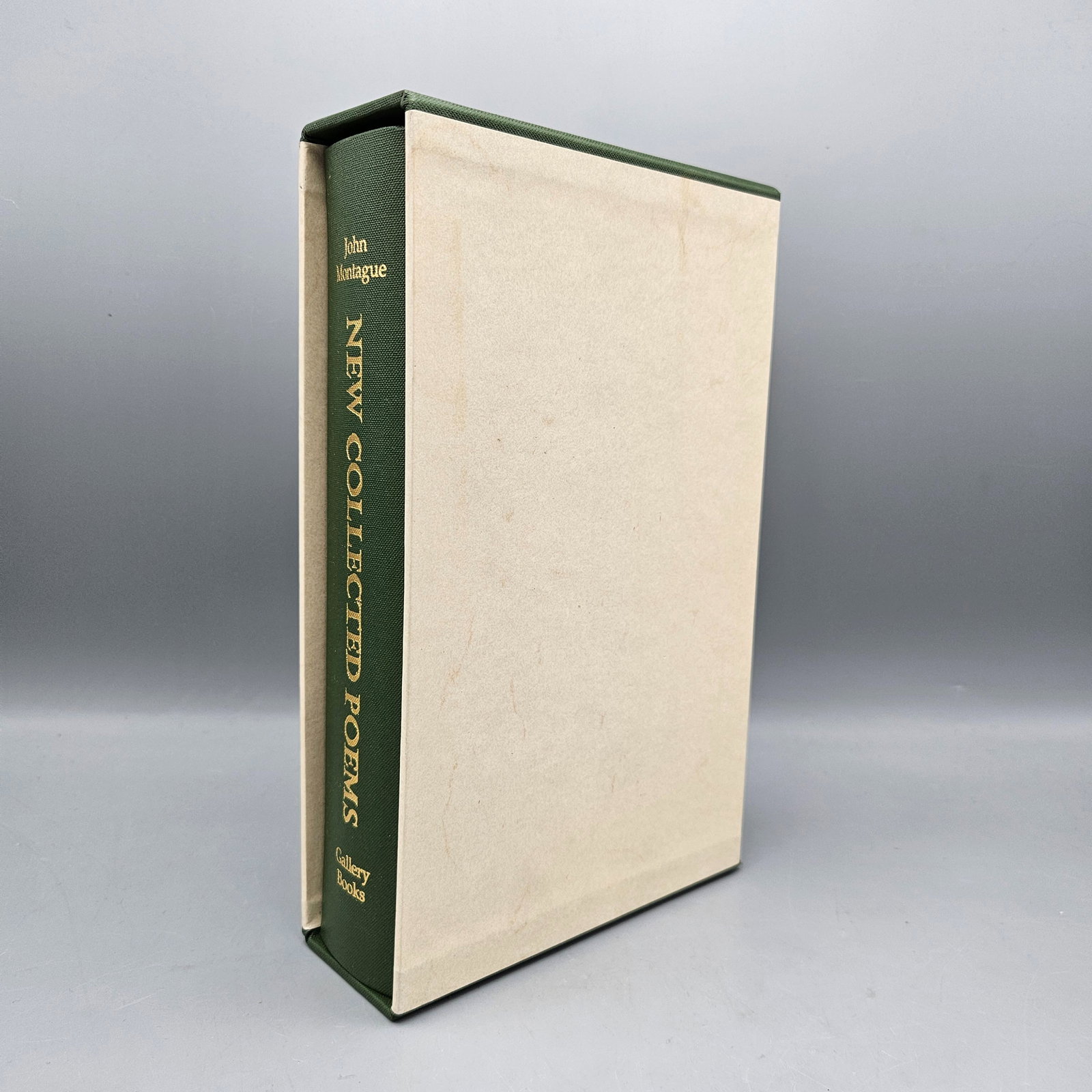 [Poetry] Montague John New Collected Poems: Montague, John. New Collected Poems. Loughcrew: Gallery Books, 2012. #106 of a signed limited edition of 125 copies, of which 110 were offered for sale. In Publisher's slipcase, as issued. | You have 