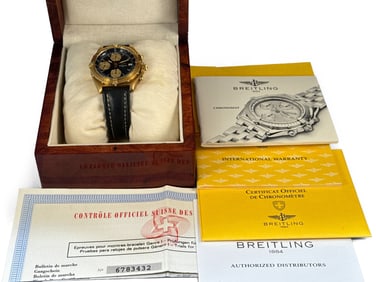 Breitling 18K Chronomat Watch