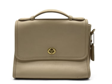 Coach Bone White Handbag