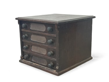 Goff's Braid Four Drawer Spool Cabinet