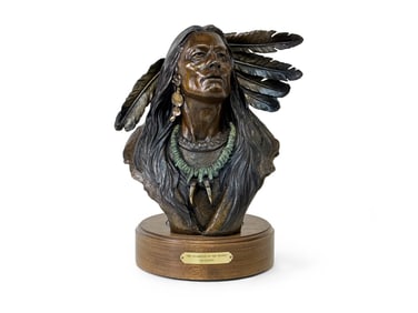 Dan Garrett Bronze. Guardian of the People