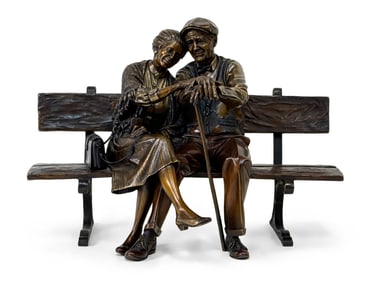 George Lundeen Bronze. The Valentine