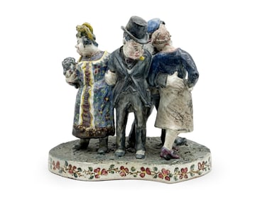 Danish Ceramic Figural Group