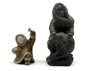 Two Inuit Carved Sculptures