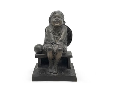 Juan Clara Ayats Bronze. Young Girl