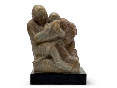 Irene Koldorf Marble Sculpture. Family
