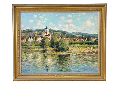 Jean Kevorkian Oil on Canvas. Landscape