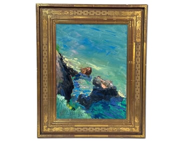 Peter Rudolph. Oil/Canvas. Ocean.