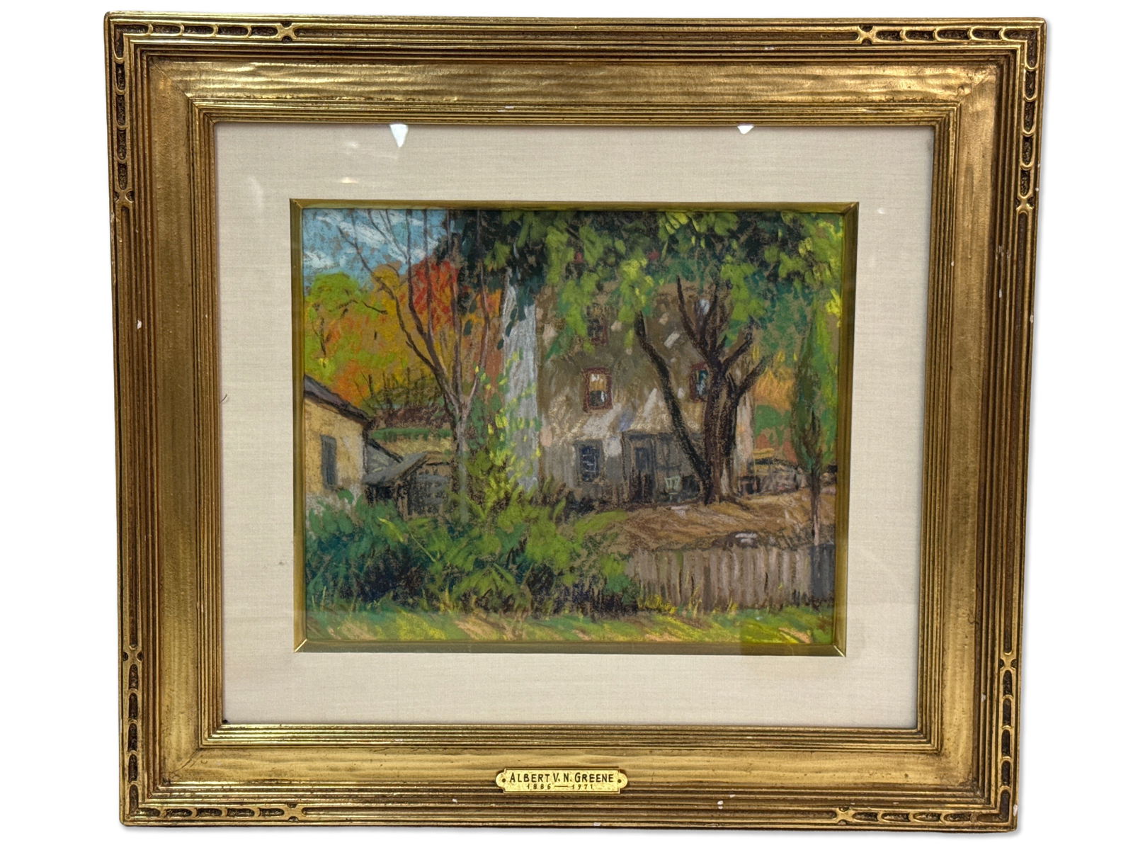 Albert V.N. Greene. Oil Pastel. Chester Springs. (1 of 6)