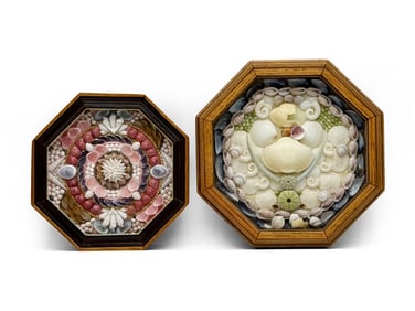 Two Contemporary Sailor's Valentines