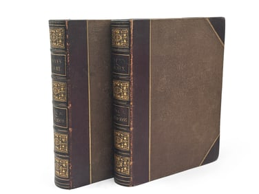 19th C. 2 Vols. Memoirs of Samuel Pepys