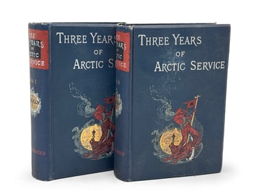 Adolphus Greely. 3 Years of Arctic Service. Signed.