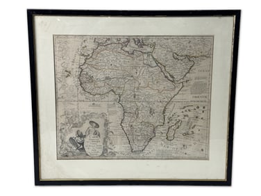 Guillaume De Lisle. Map of Africa