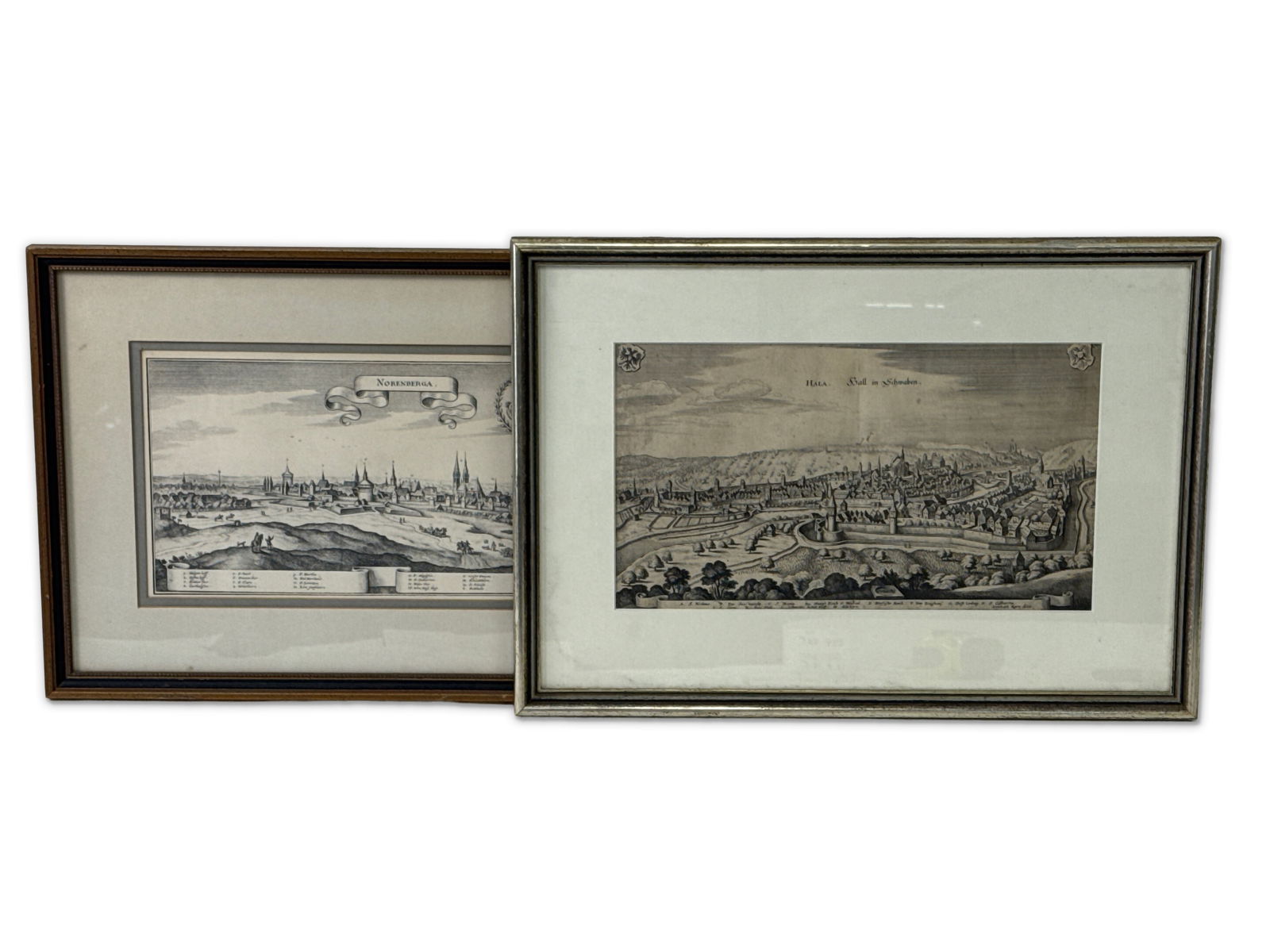 Two European City View Engravings (1 of 4)
