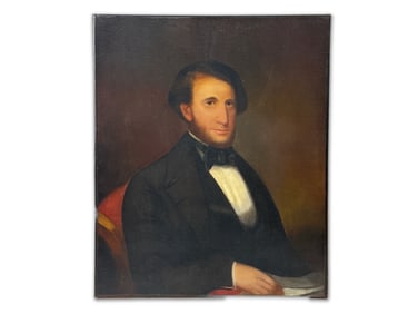 Oil on Canvas Portrait. John Alexander Straith