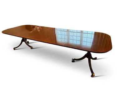 Councill Craftsman Double Pedestal Extension Dining Table