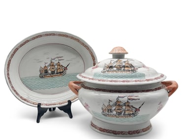 Chinese Export Porcelain Soup Tureen