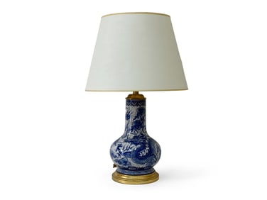Mario Buatta for Frederick Cooper Porcelain Table Lamp