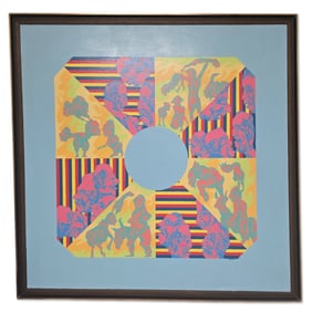 Lawrence Chvotzkin. Acrylic/Canvas. Abstract.