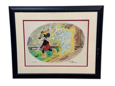 Walt Disney Productions. Mickey Illustration.