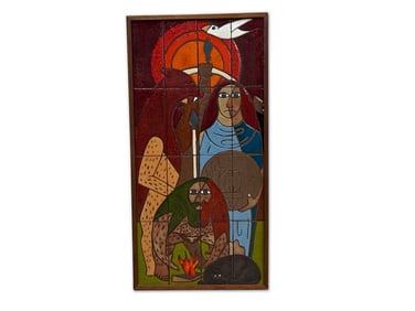 Guillermo Granizo. Art Pottery Tile