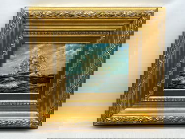 Cooper. Oil on Panel. American Clipper Ship