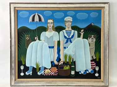 Shigeo Okumura (Oku). Oil on Canvas. Family