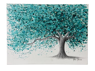 Ashvin Harrison Mixed Media on Canvas. Marine Air Tree