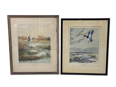 Roland Clark. Two Signed Prints.