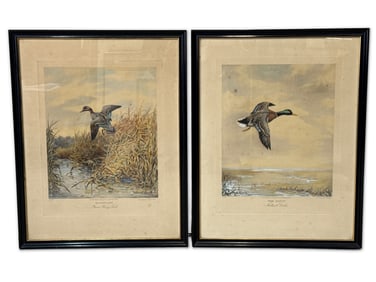 Roland Clark. Two Signed Prints.