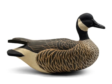John Wood Folk Art Canada Goose Decoy