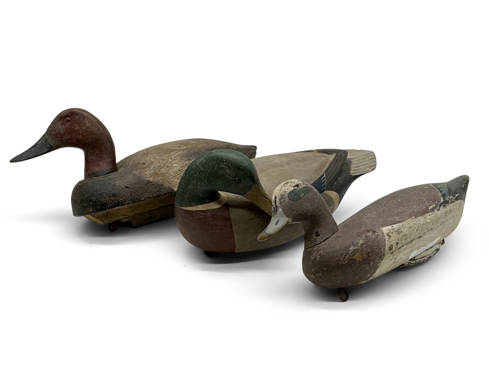 Three Carved and Painted Duck Decoys (1 of 7)