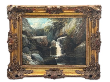 Walter Meegan. Oil/Canvas. Landscape Painting