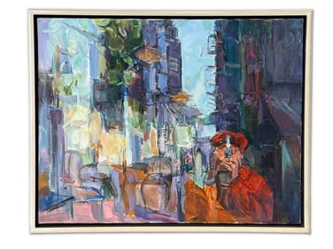 Susan Hodes. Oil/Canvas. Abstract.