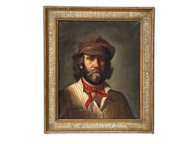 Oil on Canvas Portrait of a Gentleman