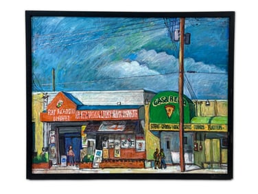 Anthony A. Ferrera Oil on Canvas. Tioga & Richmond