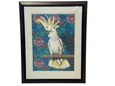 Tom Palmore. Serigraph. Cockatoo