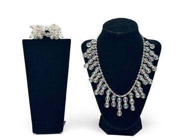 Schiaparelli Costume Jewelry Necklace and Earrings