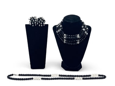 Schiaparelli Three Piece Costume Jewelry Set