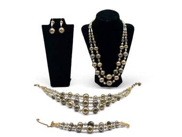 Schiaparelli Four Pc Costume Jewelry Set