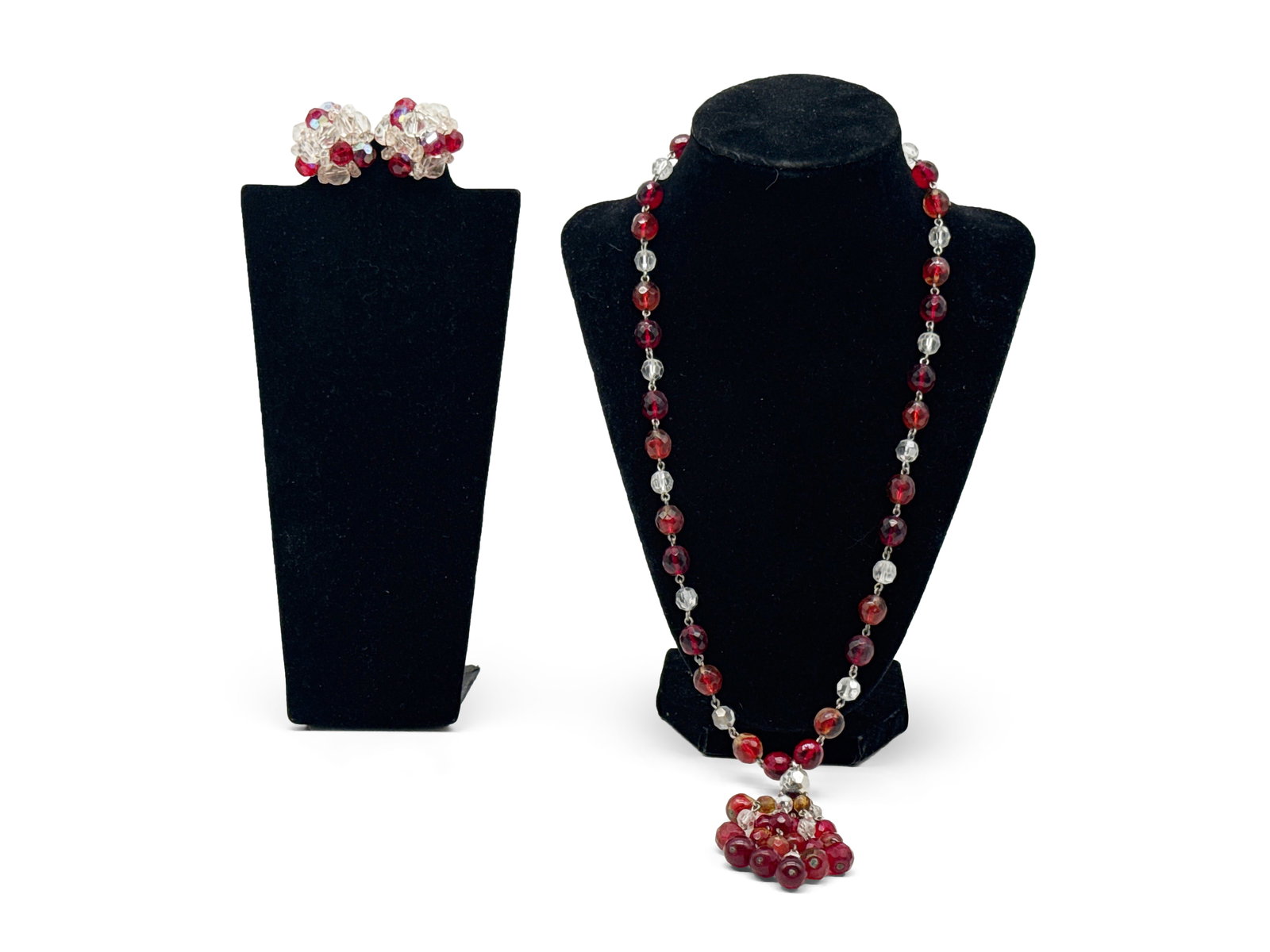 Schiaparelli Costume Beaded Necklace and Earrings (1 of 4)