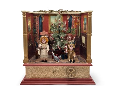 Christmas Family Automaton Music Box